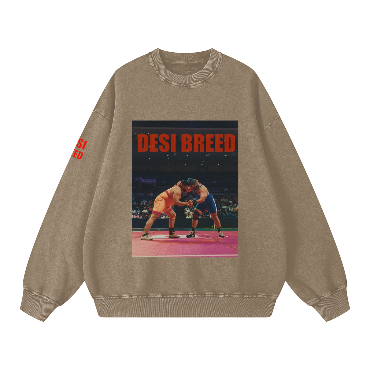 Snow Washed Oversized Sweatshirt