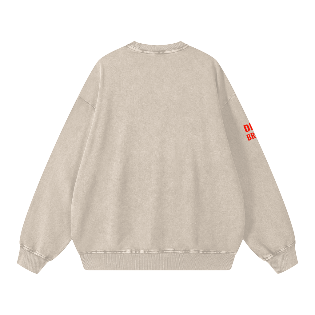 Snow Washed Oversized Sweatshirt