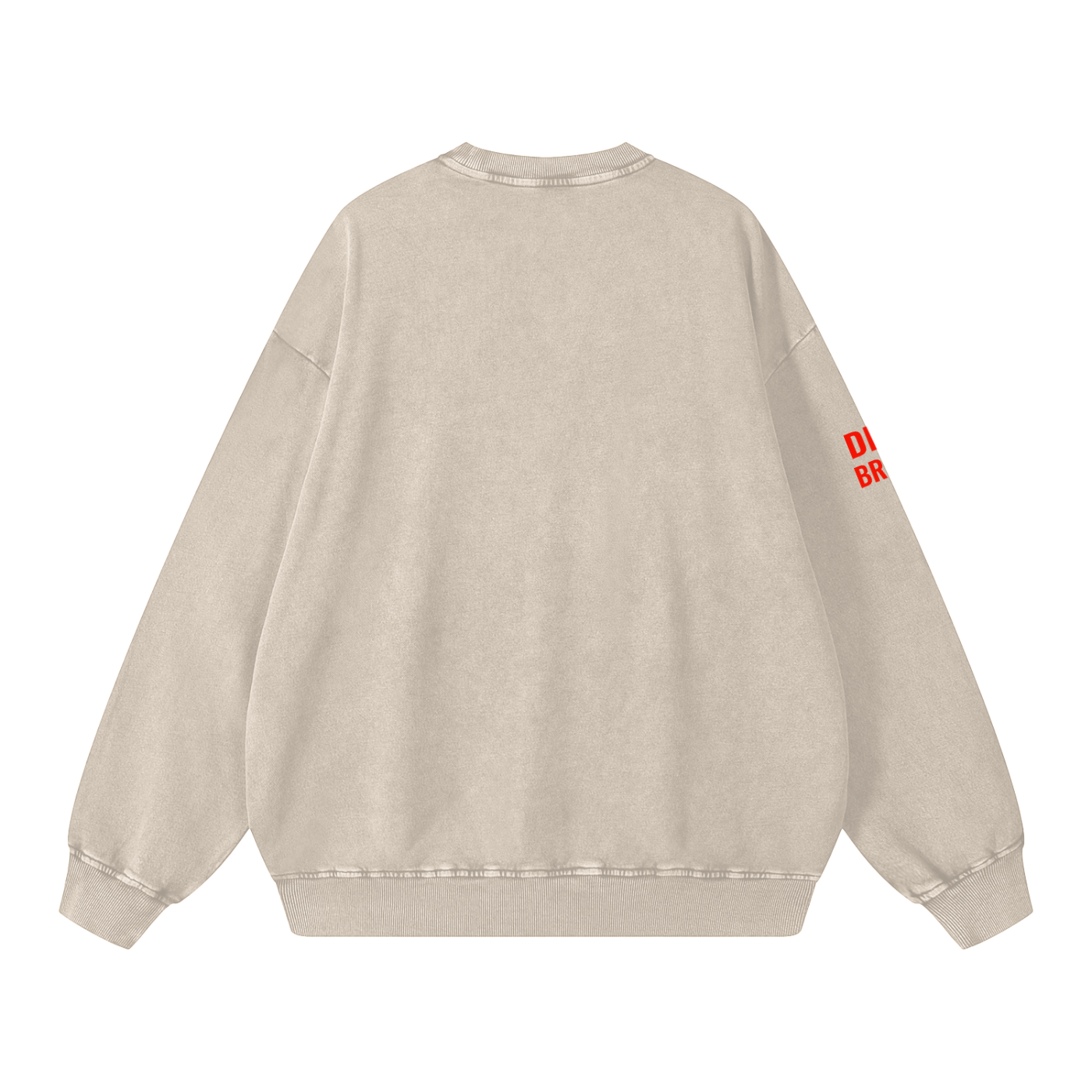 Snow Washed Oversized Sweatshirt